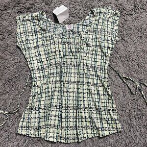 Boho Y2K Maternity Blouse Size M